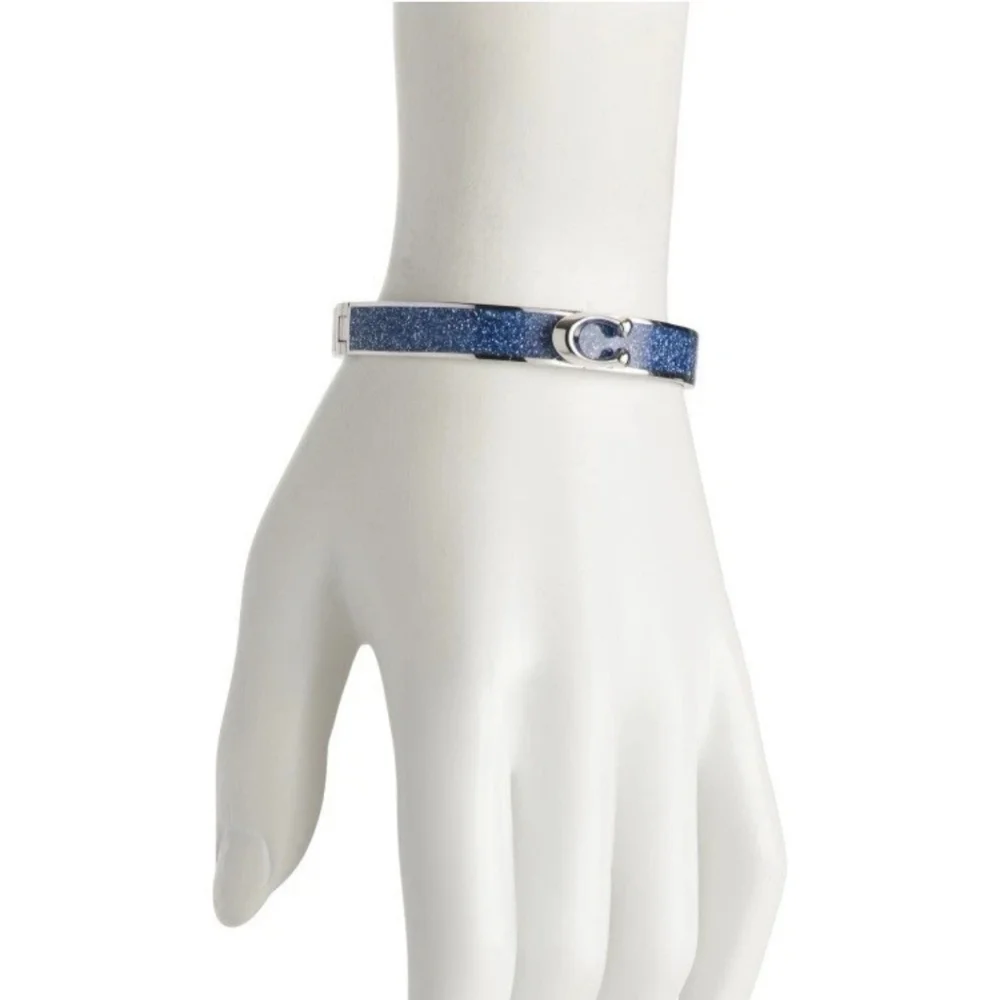 Coach Bangle C Logo Glitter Bracelet - Picture 5 of 5